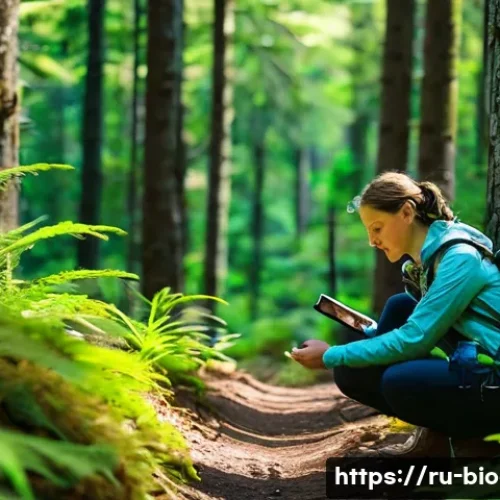 생물다양성 보전 전문가 연봉 - **Prompt:** A focused female biodiversity specialist in her early 30s, wearing practical, modest hik...